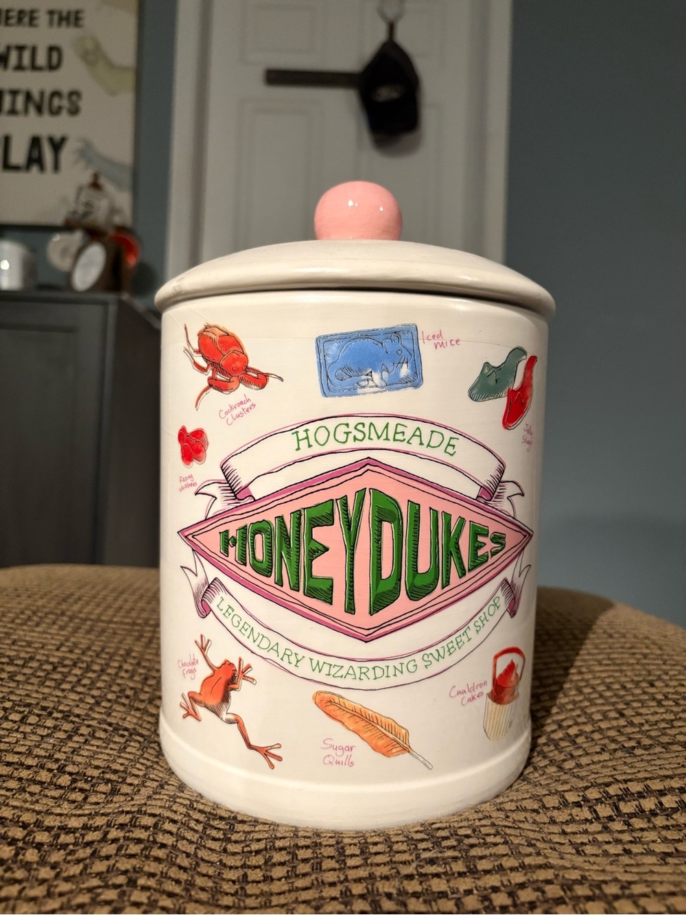 Warner Bros. Harry Potter White Ceramic Collectible Jar